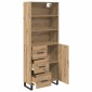 vidaXL Highboard 2 τμχ. Artisan Oak 69,5 x 34 x 180 εκ.