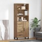 vidaXL Highboard 2 τμχ. Artisan Oak 69,5 x 34 x 180 εκ.