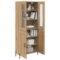 vidaXL Highboard Artisan Oak 69,5 x 34 x 180 εκ. Επεξεργασμένο Ξύλο