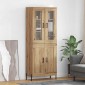 vidaXL Highboard Artisan Oak 69,5 x 34 x 180 εκ. Επεξεργασμένο Ξύλο