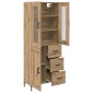 vidaXL Highboard 2 τμχ. Artisan Oak 69,5 x 34 x 180 εκ.