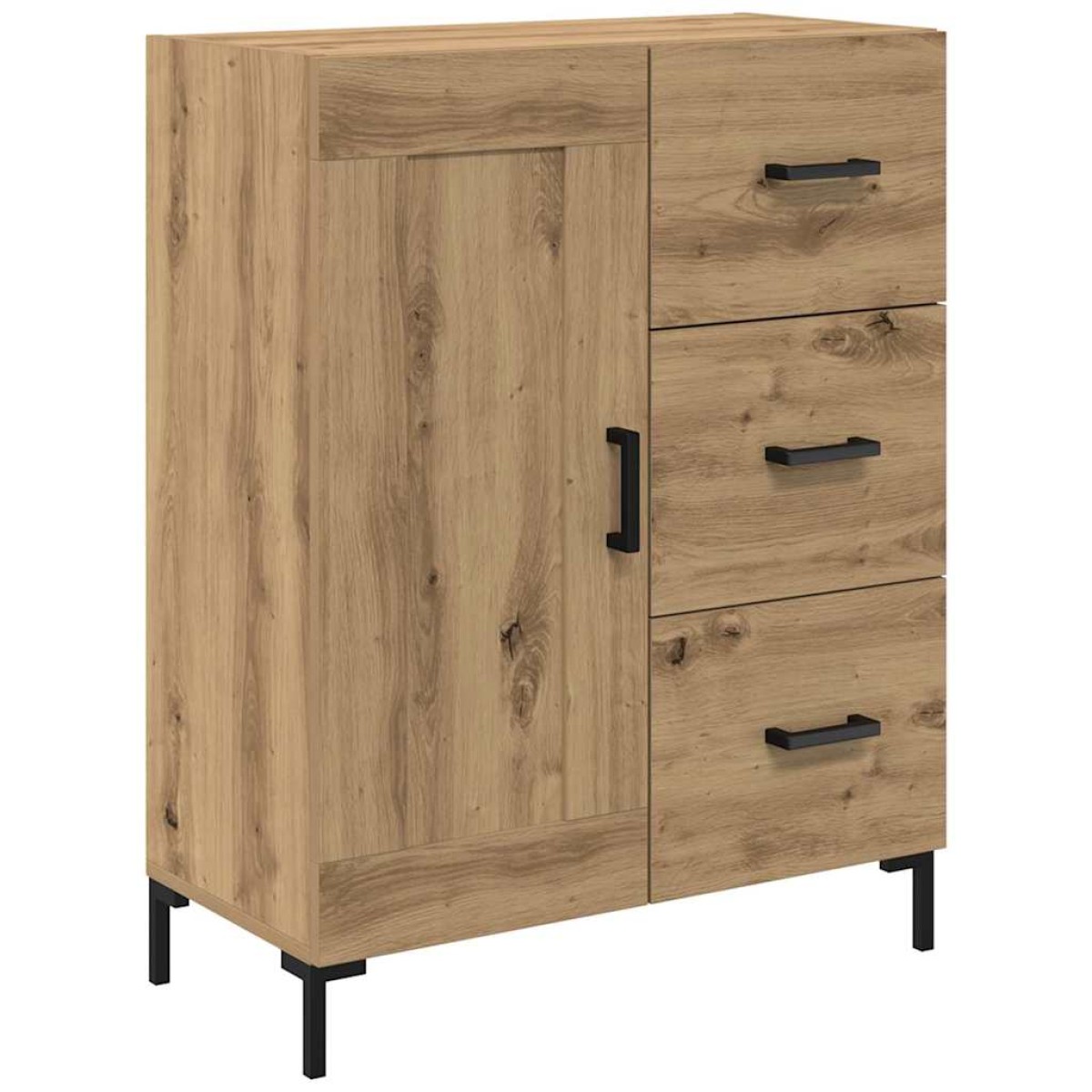 vidaXL Highboard 2 τμχ. Artisan Oak 69,5 x 34 x 180 εκ.