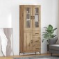 vidaXL Highboard 2 τμχ. Artisan Oak 69,5 x 34 x 180 εκ.