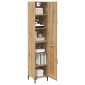 vidaXL Highboard Artisan Oak 34,5 x 34 x 180 εκ. Επεξεργασμένο Ξύλο