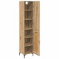 vidaXL Highboard Artisan Oak 34,5 x 34 x 180 εκ. Επεξεργασμένο Ξύλο