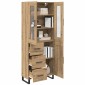 vidaXL Highboard 2 τμχ. Artisan Oak 69,5 x 34 x 180 εκ.