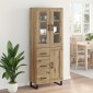 vidaXL Highboard 2 τμχ. Artisan Oak 69,5 x 34 x 180 εκ.