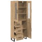 vidaXL Highboard 2 τμχ. Artisan Oak 69,5 x 34 x 180 εκ.