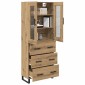 vidaXL Highboard 2 τμχ. Artisan Oak 69,5 x 34 x 180 εκ.