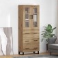 vidaXL Highboard 2 τμχ. Artisan Oak 69,5 x 34 x 180 εκ.