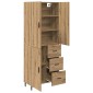 vidaXL Highboard 2 τμχ. Artisan Oak 69,5 x 34 x 180 εκ.