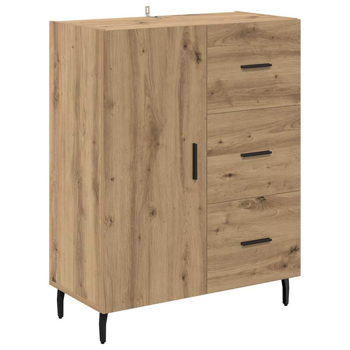 vidaXL Highboard 2 τμχ. Artisan Oak 69,5 x 34 x 180 εκ.