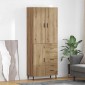 vidaXL Highboard 2 τμχ. Artisan Oak 69,5 x 34 x 180 εκ.