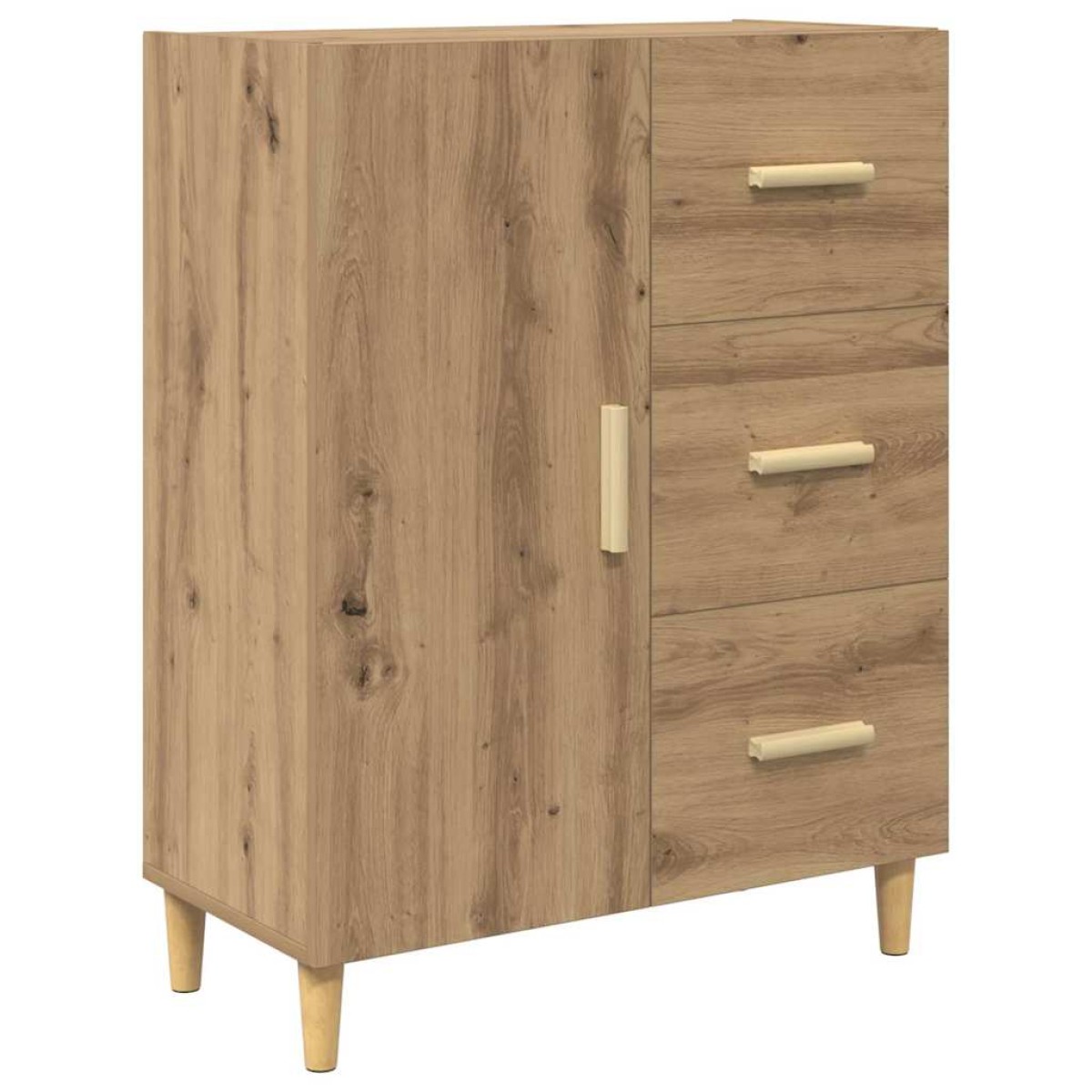 vidaXL Highboard Artisan Oak 34,5 x 34 x 180 εκ. Επεξεργασμένο Ξύλο