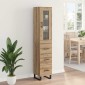 vidaXL Highboard Artisan Oak 34,5 x 34 x 180 εκ. Επεξεργασμένο Ξύλο
