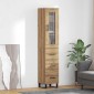 vidaXL Highboard Artisan Oak 34,5 x 34 x 180 εκ. Επεξεργασμένο Ξύλο