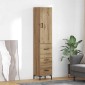 vidaXL Highboard Artisan Oak 34,5 x 34 x 180 εκ. Επεξεργασμένο Ξύλο