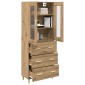 vidaXL Highboard Artisan Oak 69,5 x 34 x 180 εκ.