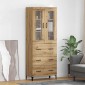 vidaXL Highboard Artisan Oak 69,5 x 34 x 180 εκ. Επεξεργασμένο Ξύλο