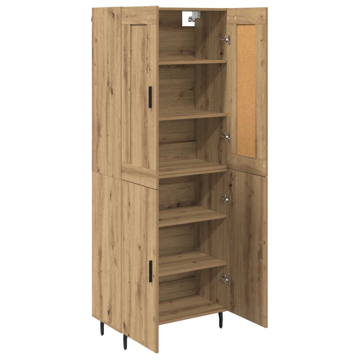 vidaXL Highboard 2 τμχ. Artisan Oak 69,5 x 34 x 180 εκ.