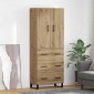 vidaXL Highboard 2 τμχ. Artisan Oak 69,5 x 34 x 180 εκ.