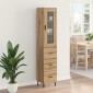 vidaXL Highboard Artisan Oak 34,5 x 34 x 180 εκ. Επεξεργασμένο Ξύλο