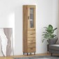vidaXL Highboard Artisan Oak 34,5 x 34 x 180 εκ. Επεξεργασμένο Ξύλο