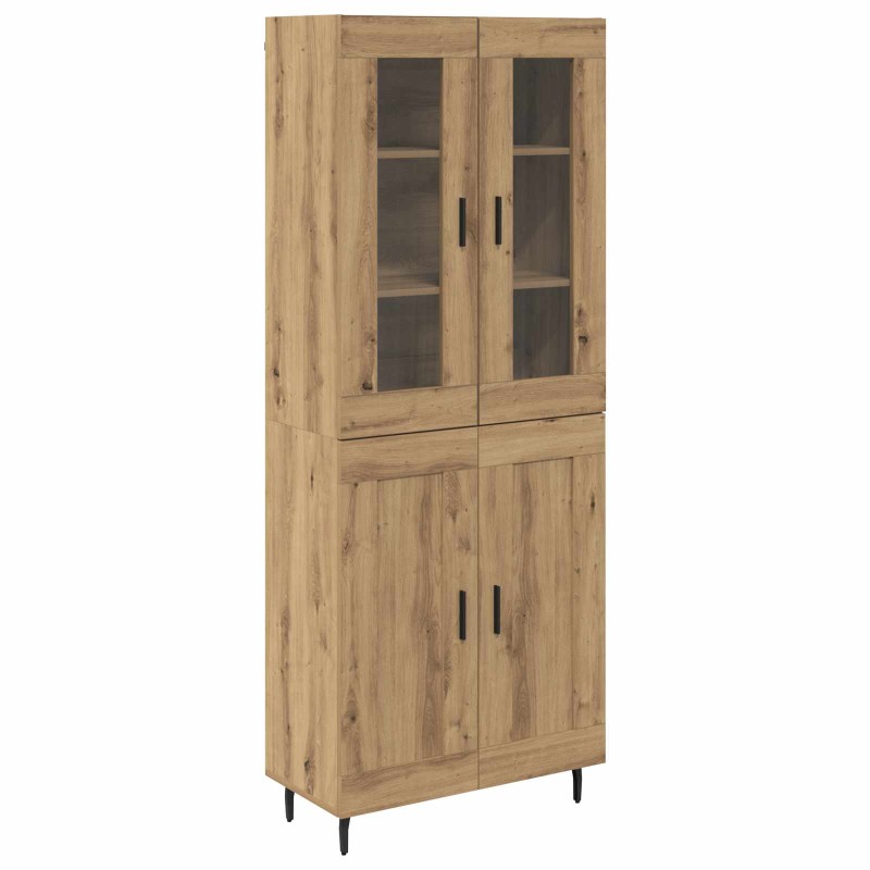 vidaXL Highboard 2 τμχ. Artisan Oak 69,5 x 34 x 180 εκ.