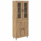 vidaXL Highboard 2 τμχ. Artisan Oak 69,5 x 34 x 180 εκ.