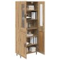 vidaXL Highboard 2 τμχ. Artisan Oak 69,5 x 34 x 180 εκ.