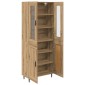 vidaXL Highboard 2 τμχ. Artisan Oak 69,5 x 34 x 180 εκ.