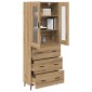 vidaXL Highboard 2 τμχ. Artisan Oak 69,5 x 34 x 180 εκ.