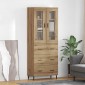 vidaXL Highboard 2 τμχ. Artisan Oak 69,5 x 34 x 180 εκ.