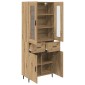 vidaXL Highboard 2 τμχ. Artisan Oak 69,5 x 34 x 180 εκ.