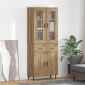 vidaXL Highboard 2 τμχ. Artisan Oak 69,5 x 34 x 180 εκ.