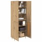 vidaXL Highboard Artisan Oak 69,5 x 34 x 180 εκ. Επεξεργασμένο Ξύλο