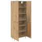vidaXL Highboard Artisan Oak 69,5 x 34 x 180 εκ. Επεξεργασμένο Ξύλο