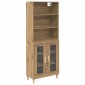 vidaXL Highboard Artisan Oak 69,5 x 32,5 x 180 εκ Επεξεργασμένο Ξύλο