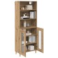 vidaXL Highboard Artisan Oak 69,5 x 32,5 x 180 εκ Επεξεργασμένο Ξύλο