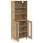 vidaXL Highboard Artisan Oak 69,5 x 32,5 x 180 εκ Επεξεργασμένο Ξύλο