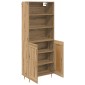 vidaXL Highboard Artisan Oak 69,5 x 34 x 180 εκ. Επεξεργασμένο Ξύλο