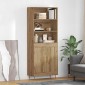 vidaXL Highboard Artisan Oak 69,5 x 34 x 180 εκ. Επεξεργασμένο Ξύλο