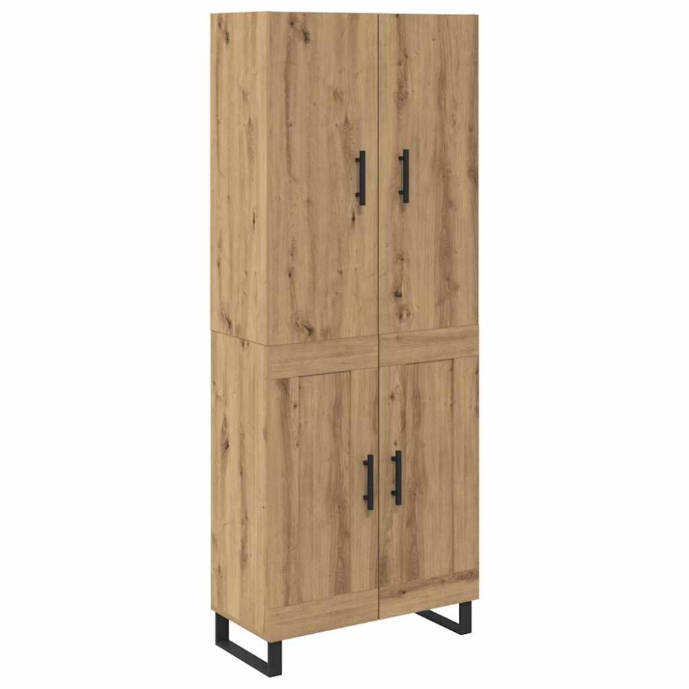 vidaXL Highboard 2 τμχ. Artisan Oak 69,5 x 34 x 180 εκ.