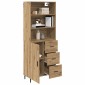 vidaXL Highboard 2 τμχ. Artisan Oak 69,5 x 32,5 x 180 εκ
