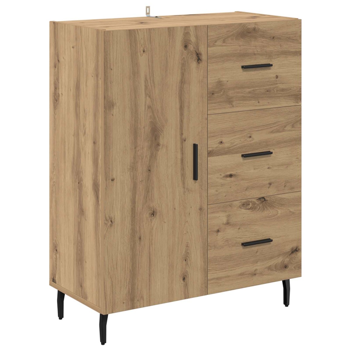 vidaXL Highboard 2 τμχ. Artisan Oak 69,5 x 32,5 x 180 εκ