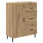 vidaXL Highboard 2 τμχ. Artisan Oak 69,5 x 32,5 x 180 εκ