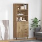 vidaXL Highboard 2 τμχ. Artisan Oak 69,5 x 32,5 x 180 εκ