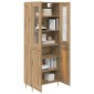 vidaXL Highboard 2 τμχ. Artisan Oak 69,5 x 34 x 180 εκ.