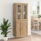 vidaXL Highboard 2 τμχ. Artisan Oak 69,5 x 34 x 180 εκ.