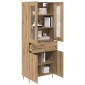 vidaXL Highboard 2 τμχ. Artisan Oak 69,5 x 34 x 180 εκ.